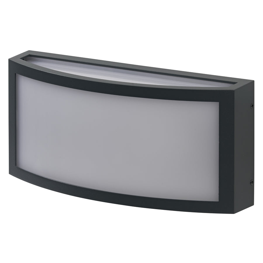 LEDVANCE Wandleuchte Endura Classic Cuadra E27 IP65 dunkelgrau