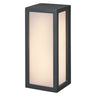 LEDVANCE Wandleuchte Endura Classic Rado E27 IP65 dunkelgrau – Ansicht stehend