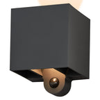 LEDVANCE LED-Außenwandleuchte Endura Style Adjustable Beam Sensor USB 180 lm warmweiß dunkelgrau IP54 – Ansicht stehend
