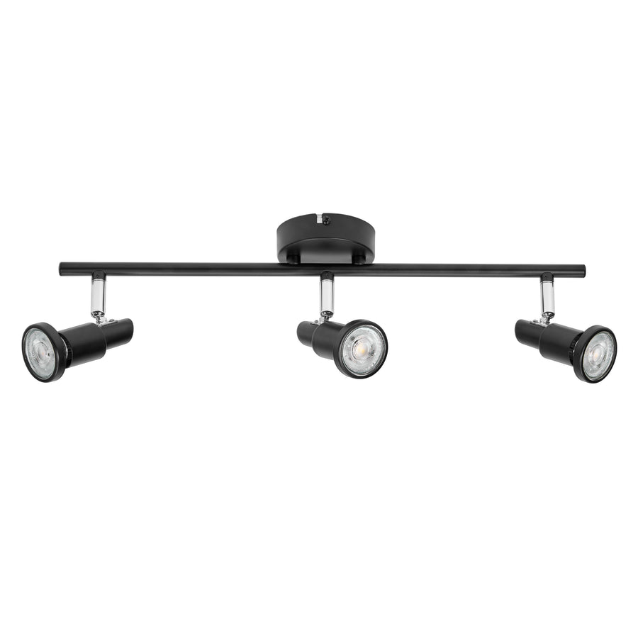 Osram LED Spot 3-flammig 10,2W/2700K 690lm warmweiß dimmbar schwarz IP20