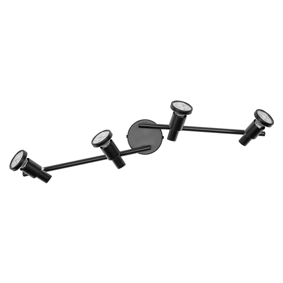 Osram LED Spot 4-flammig 13,6W/2700K 920lm warmweiß dimmbar schwarz IP20