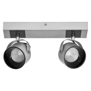 Osram LED Spot Decor Jupiter 2-flammig 11,5W/3000K 410lm warmweiß nicht dimmbar silber IP20