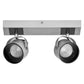Osram LED Spot Decor Jupiter 2-flammig 11,5W/3000K 410lm warmweiß nicht dimmbar silber IP20