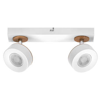 Osram LED Spot Decor Pluto 2-flammig 9,6W/3000K 615lm warmweiß nicht dimmbar weiß IP20