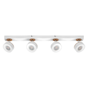 Osram LED Spot Decor Pluto 4-flammig 19,2W/3000K 1250lm warmweiß nicht dimmbar weiß IP20