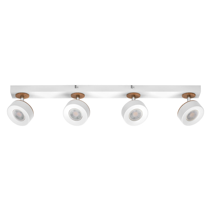 Osram LED Spot Decor Pluto 4-flammig 19,2W/3000K 1250lm warmweiß nicht dimmbar weiß IP20