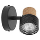 Osram LED Spot Decor Cork 1-flammig 3,4W/2700K 230lm warmweiß dimmbar schwarz IP20