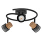 Osram LED Spot Decor Cork Spiral 3-flammig 10,2W/2700K 690lm warmweiß dimmbar schwarz IP20
