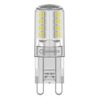 LEDVANCE LED PIN 2,6-30W/827 G9 320lm klar – Ansicht stehend