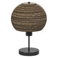 Osram Tischleuchte Decor Cardboard Ball 1-flammig E27 nicht dimmbar braun IP20