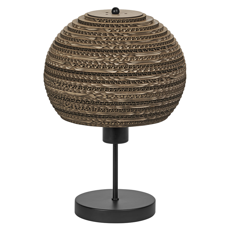 Osram Tischleuchte Decor Cardboard Ball 1-flammig E27 nicht dimmbar braun IP20