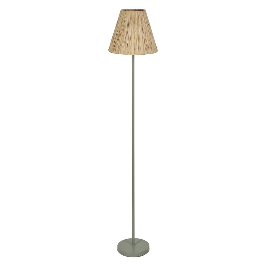 LEDVANCE Stehleuchte Decor Raffia E27 braun/grün