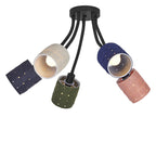 Osram Deckenleuchte Decor Felt Weaving Cans 5-flammig E14 – Anwendungsbild