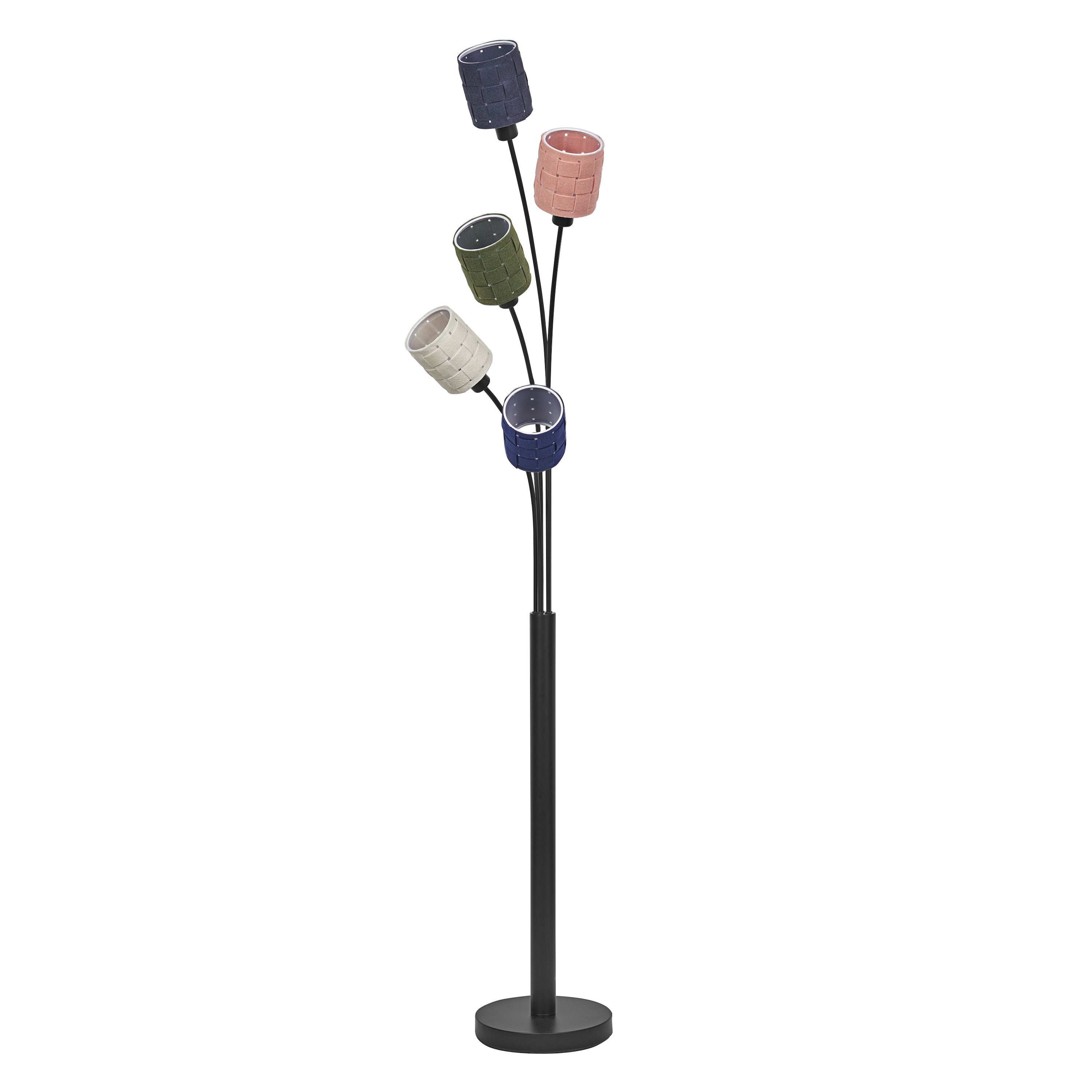 Osram Stehleuchte Decor Felt Weaving Cans 5-flammig E14 – Produktansicht