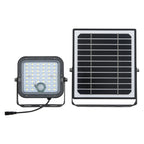 LEDVANCE Solar-LED-Flutlicht ENDURA Flood Split 10 W 840 Sensor dimmbar RC schwarz – Ansicht stehend