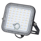 LEDVANCE Solar-LED-Flutlicht ENDURA Flood Split 10 W 840 Sensor dimmbar RC schwarz – Schrägansicht