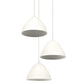 Osram Pendelleuchte Decor Camel Bell 3-flammig E14 nicht dimmbar weiß IP20