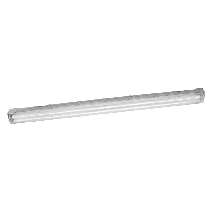 LEDVANCE LED-Feuchtraumleuchte Damp Proof Essential 1500 mm 38 W 4000 K 3400 lm neutralweiß nicht dimmbar grau IP65