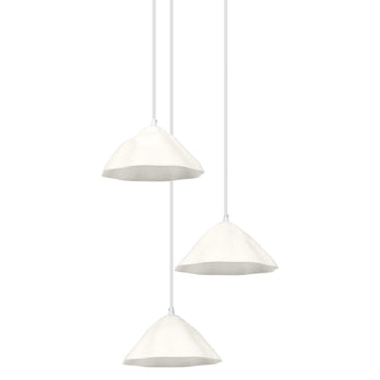Osram Pendelleuchte Decor Lotus Leaf 3-flammig E14 nicht dimmbar weiß IP20