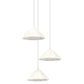 Osram Pendelleuchte Decor Lotus Leaf 3-flammig E14 nicht dimmbar weiß IP20