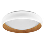 LEDVANCE Leuchte Orbis Livia 430MM 830 Click DIM White and Wood Decor 24W 1.200lm IP20