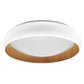 LEDVANCE Leuchte Orbis Livia 430MM 830 Click DIM White and Wood Decor 24W 1.200lm IP20