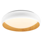 LEDVANCE Leuchte Orbis Livia 430MM 830 Click DIM White and Wood Decor 24W 1.200lm IP20 – Ansicht stehend