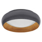 LEDVANCE Leuchte Orbis Livia 300MM 830 Click DIM Gray and Wood Decor 16W 750lm IP20
