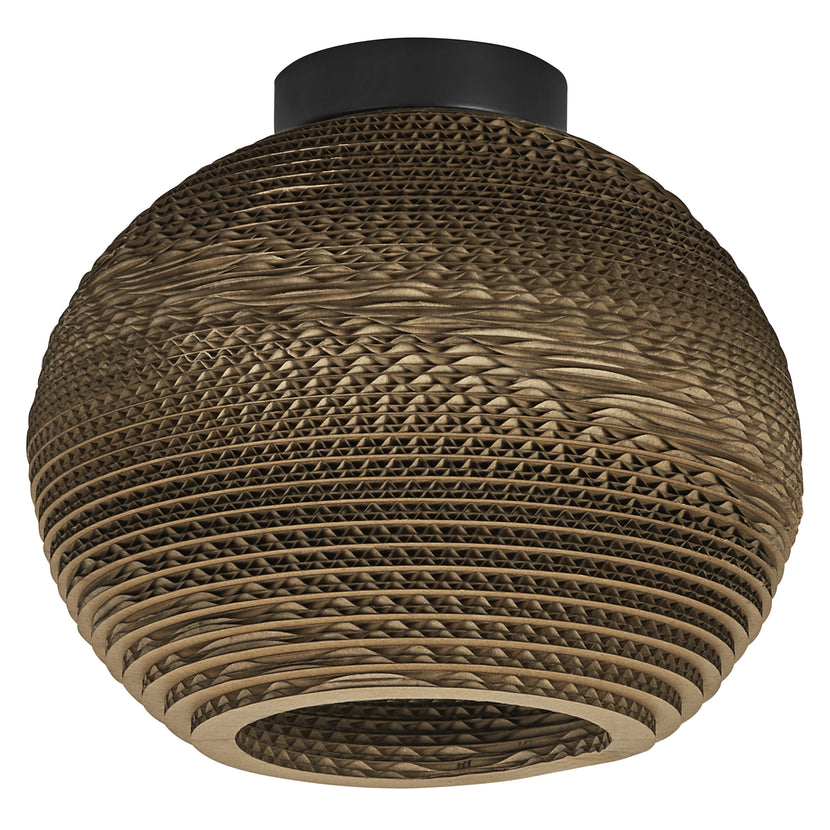 LEDVANCE Deckenleuchte Decor Cardboard Ball E27 braun