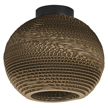 Osram Deckenleuchte Decor Cardboard Ball 1-flammig E27 nicht dimmbar braun IP20
