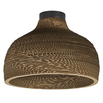 Osram Deckenleuchte Decor Cardboard Hat 1-flammig E27 nicht dimmbar braun IP20