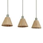 Osram Pendelleuchte Decor Raffia Linear 3-flammig E27 nicht dimmbar braun/grün IP20