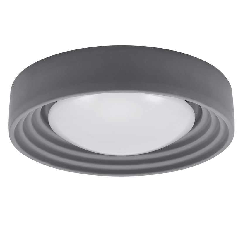 LEDVANCE Orbis Concrete Wandleuchte 400 mm 18 W 1500 lm warmweiß Click-Dim grau