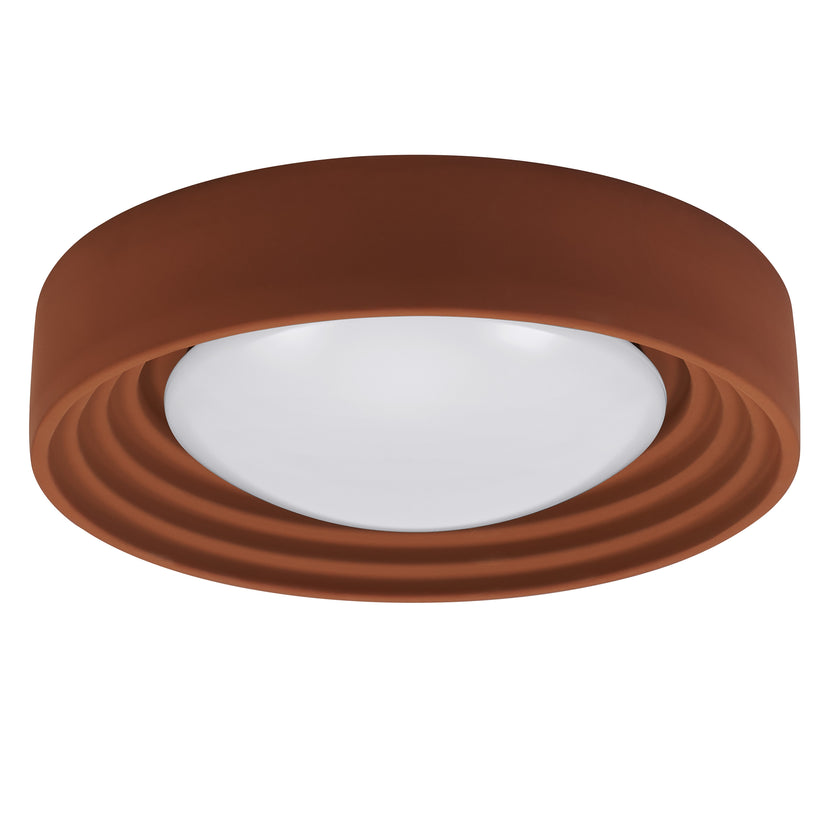 LEDVANCE Leuchte Orbis Concrete 400MM 830 Click Dim Brown 18W 1.500lm IP20