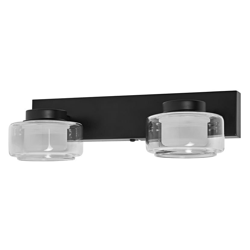LEDVANCE Leuchte Orbis Flame 2X5.5W Click CCT Black 11W 700lm IP44