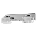 Osram LED Deckenleuchte Orbis Flame 2-flammig Click 11W/3000-4000K 700lm tunable white nicht dimmbar chrom IP44