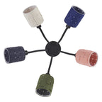 Osram Deckenleuchte Decor Felt Weaving Cans 5-flammig E14 – Produktansicht