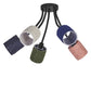 Osram Deckenleuchte Decor Felt Weaving Cans 5-flammig E14 nicht dimmbar mehrfarbig IP20