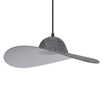 Osram Pendelleuchte Decor Felt Hat 1-flammig E27 nicht dimmbar dunkelgrau IP20