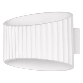 Osram Wandleuchte Decor Plaster Band 1-flammig E27 nicht dimmbar weiß IP20 255mm