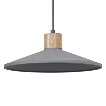 Osram Pendelleuchte Decor Concrete 320mm 1-flammig E27 nicht dimmbar dunkelgrau/Holzdekor IP20