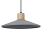 Osram Pendelleuchte Decor Concrete 320mm 1-flammig E27 nicht dimmbar dunkelgrau/Holzdekor IP20