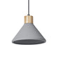 LEDVANCE Pendelleuchte Decor Concrete Wood 220 E27 nicht dimmbar dunkelgrau/Holzdekor IP20