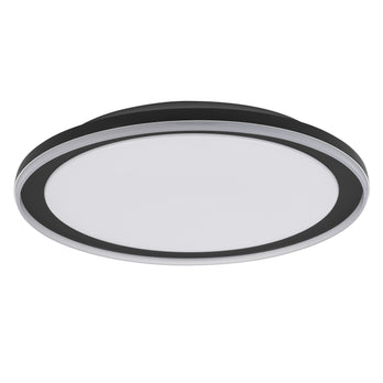Osram LED Deckenleuchte Orbis Pederson 550mm 36W/3000K 2500lm warmweiß nicht dimmbar schwarz IP20