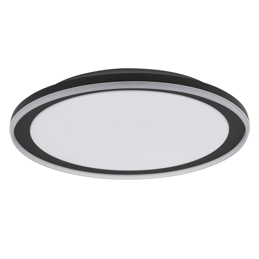 Osram LED Deckenleuchte Orbis Pederson 550mm 36W/3000K 2500lm warmweiß nicht dimmbar schwarz IP20