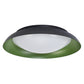 LEDVANCE LED-Deckenleuchte Orbis Plate 430 35 W 830 Click-DIM warmweiß Schwarz/Grün IP20