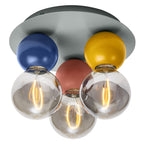 LEDVANCE Deckenleuchte Decor Bubble Ceiling 3xE27 mehrfarbig, ohne Leuchtmittel – Ansicht stehend