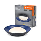 LEDVANCE Leuchte Orbis Plate 310MM 830 Click DIM Black and Blue 19W 1.000lm IP20 – Produkt mit Verpackung
