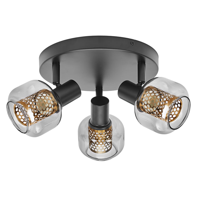 LEDVANCE Deckenleuchte Decor Spot Firefly PL E14 schwarz IP20