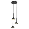 LEDVANCE Pendelleuchte Decor Fuji 3xPendant 13 W 930 schwarz – Ansicht stehend